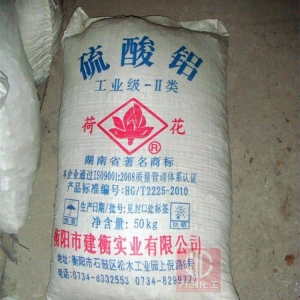 硫酸鋁，Al2(SO4)3